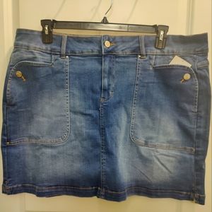 NWT Rafaella Denim Skirt!